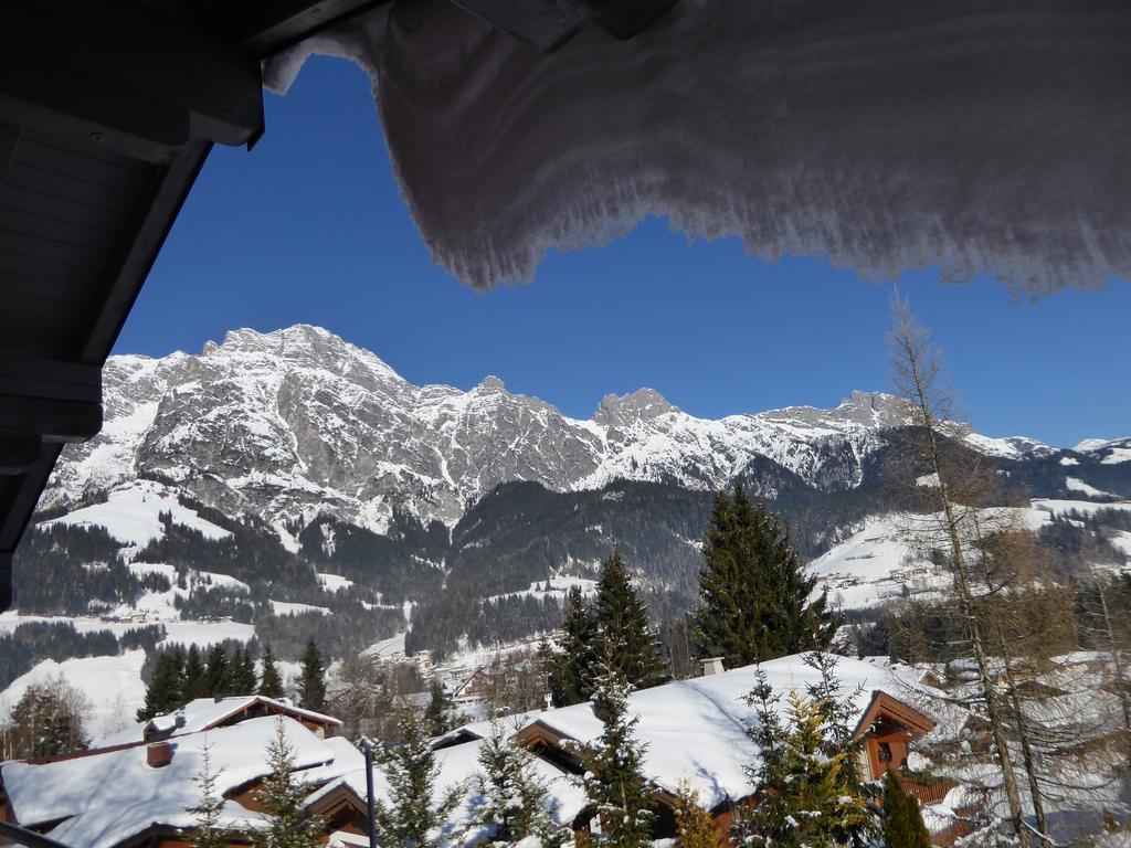 Birnhornblick Apartman Leogang Kültér fotó