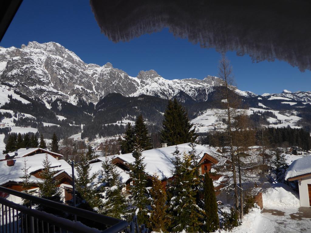Birnhornblick Apartman Leogang Kültér fotó